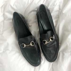 Gucci • Leather Monogram Loafers